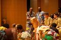 Photograph: [Gideon Alorwoyie performs with African Percussion Ensemble]