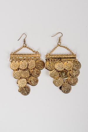 Primary view of object titled 'Cascading earrings'.