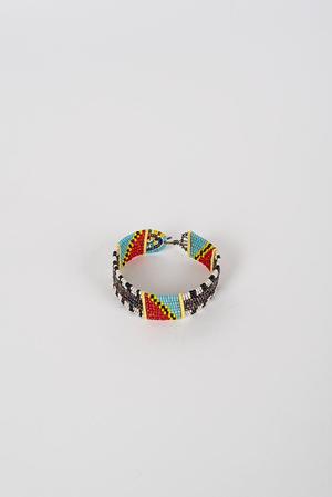 Primary view of object titled 'Beaded bracelet'.