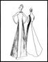 Primary view of [Sketch created by Michael Faircloth of a long dress, 2]