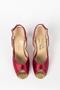 Physical Object: Red satin heel