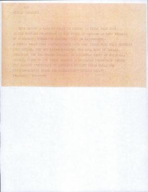Primary view of object titled '[News Script: Texas drought]'.