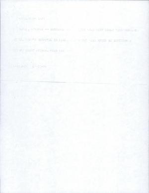 Primary view of object titled '[News Script: Bulletin]'.