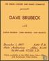 Thumbnail image of item number 1 in: '[Flyer: NTSU Dave Brubeck campus performance]'.
