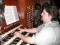 Photograph: [Gregg Bailey Playing the Opus 100 Organ]