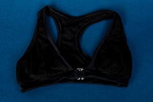 Primary view of object titled 'Black sports bra'.