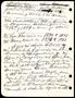 Letter: [Pedro J. Gonzalez, handwritten family history information, 1]