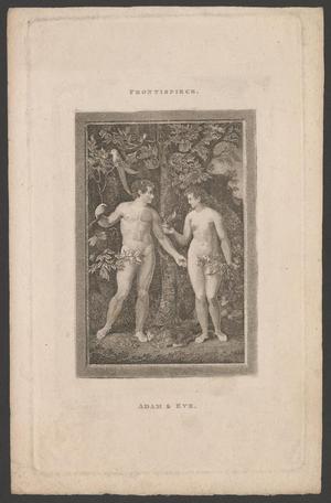 Primary view of [Adam & Eve frontispiece etching]