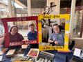 Photograph: [Staff from Waters Library posing with props]