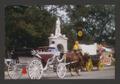 Photograph: [A horse-drawn carriage at the 13th annual County Seat Saturday in De…