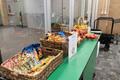 Photograph: [An arrangement of snacks for staff party]