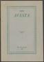 Thumbnail image of item number 1 in: 'The Avesta, Volume 5, Number 1, Fall, 1925'.