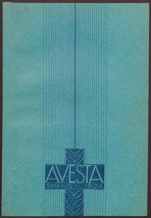 Primary view of object titled 'The Avesta, Volume 13, Number 3, Spring, 1934'.