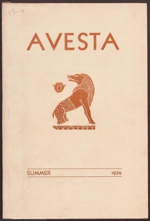 Primary view of object titled 'The Avesta, Volume 13, Number 4, Summer, 1934'.