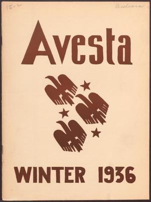 Primary view of object titled 'The Avesta, Volume 15, Number 2, Winter, 1936'.