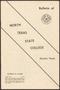 Primary view of North Texas State College Schedule of Classes: Fall 1953