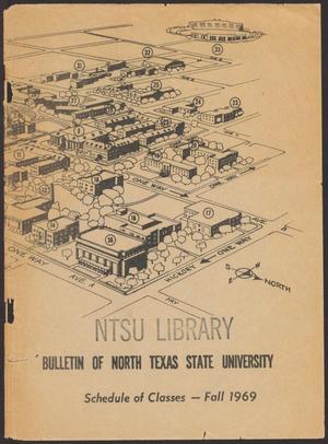Primary view of object titled 'North Texas State University Schedule of Classes: Fall 1969'.