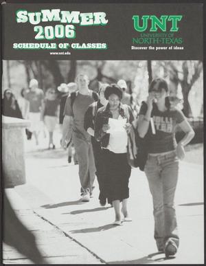 Primary view of object titled 'University of North Texas Schedule of Classes: Summer 2006'.