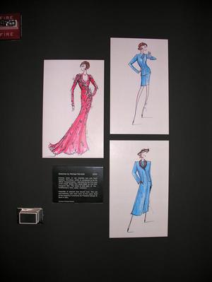 Primary view of object titled '[Sketches of gowns for the First Lady]'.