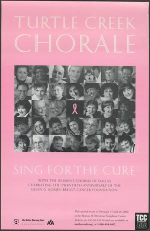 Primary view of object titled '[Turtle Creek Chorale: Sing for the Cure]'.