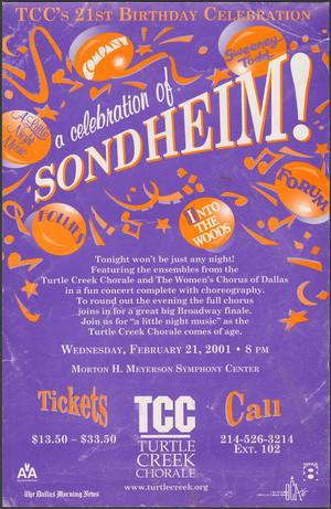 Primary view of [A celebration of Sondheim!]