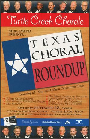 Primary view of object titled '[Turtle Creek Chorale: Texas Choral Roundup]'.