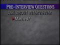 Video: [News Clip: Interview Tips]