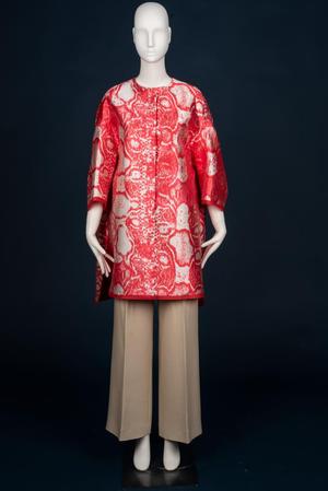 Primary view of object titled 'Abstract printed coat'.