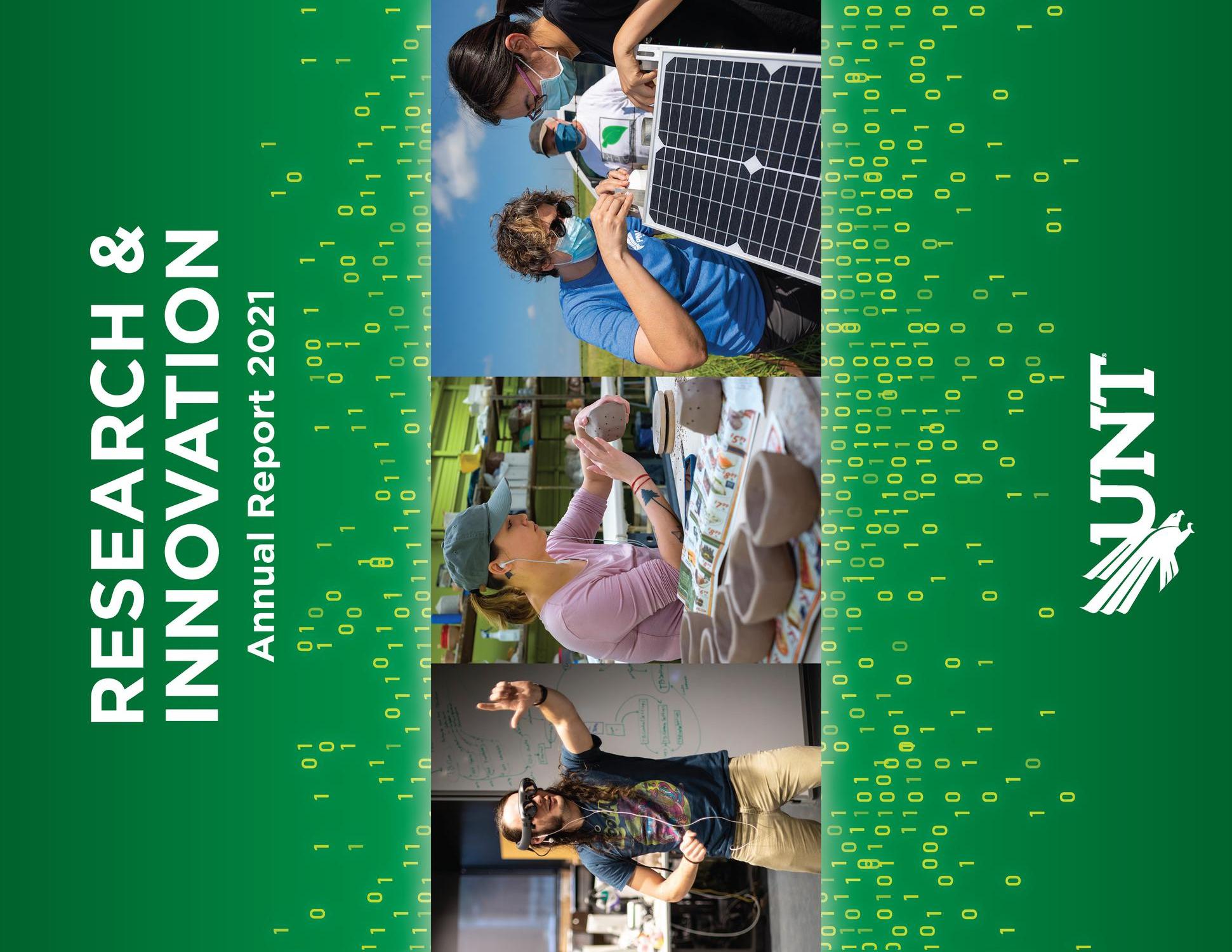 University of North Texas Research and Innovation Annual Report, 2021
                                                
                                                    Front Cover
                                                