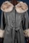 Thumbnail image of item number 2 in: 'Leather coat with fur details'.