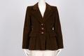 Physical Object: Brown blazer with peplum