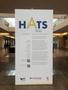 Photograph: [The exhibition plinth for "Hats: Humor and High Design"]