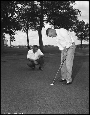 Primary view of object titled '[Two Golfers]'.