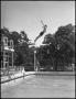 Photograph: [Man Diving in Outdoor Swimming Pool]