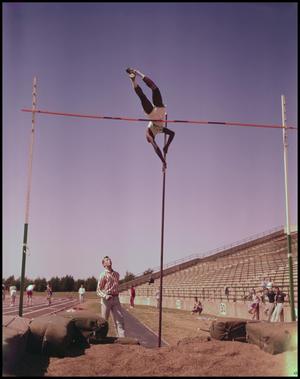 Primary view of object titled '[Pole Vault Athlete]'.