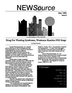 Primary view of object titled 'NEW Source, Issue 9, May 1992'.