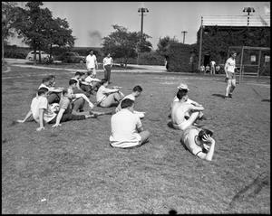 Primary view of object titled '[Track Team in Field]'.