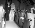 Primary view of [Wedding couple down aisle]
