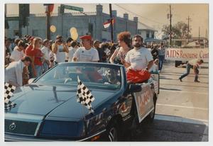 Primary view of object titled '[AIDS Update Float at Alan Ross Texas Freedom Parade]'.