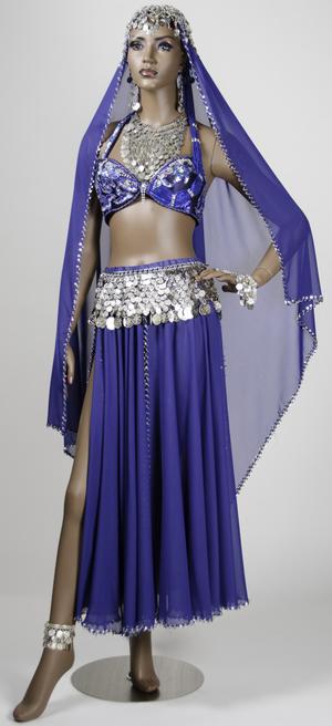 Primary view of object titled 'Belly dancer's costume'.