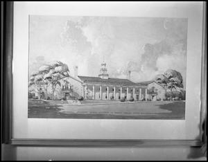 Primary view of object titled '[Architect's Rendering of Union Building]'.