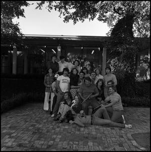 Primary view of object titled '[Alpha Phi Omega members and friends, 1974]'.