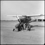 Thumbnail image of item number 1 in: '[AFROTC members at airfield]'.