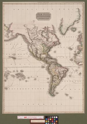 Primary view of object titled 'The World on Mercator's Projection, Western Part'.