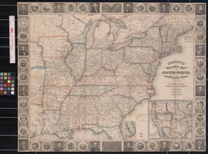 Primary view of object titled 'Phelps's National Map of the United States, a Travellers' Guide'.