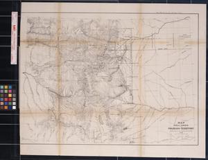 Primary view of object titled 'Map of Public Surveys in Colorado Territory to accompany a report of the Surveyor Gen., 1863'.