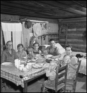Primary view of object titled '[Family Dinner]'.