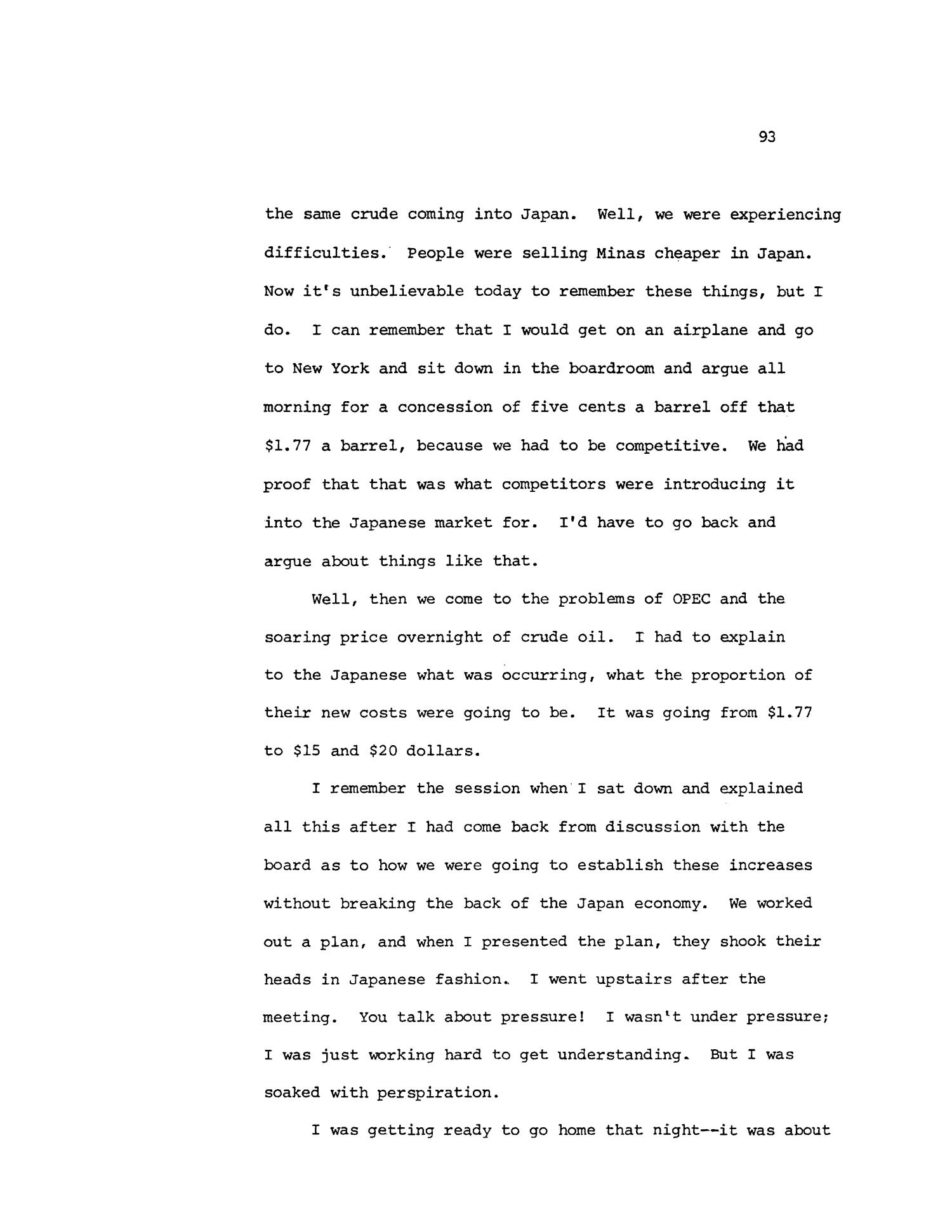Oral History Interview with Stephen E. Van Nostrand, April 20, 1987
                                                
                                                    93
                                                