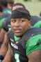 Photograph: [UNT Mean Green football player 3]