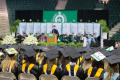 Photograph: [Graduating students at UNT Fall Commencement]